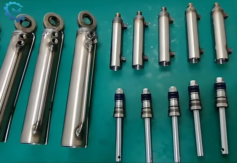 Qu'est-ce qui fait vibrer la tige de piston du cylindre hydraulique?