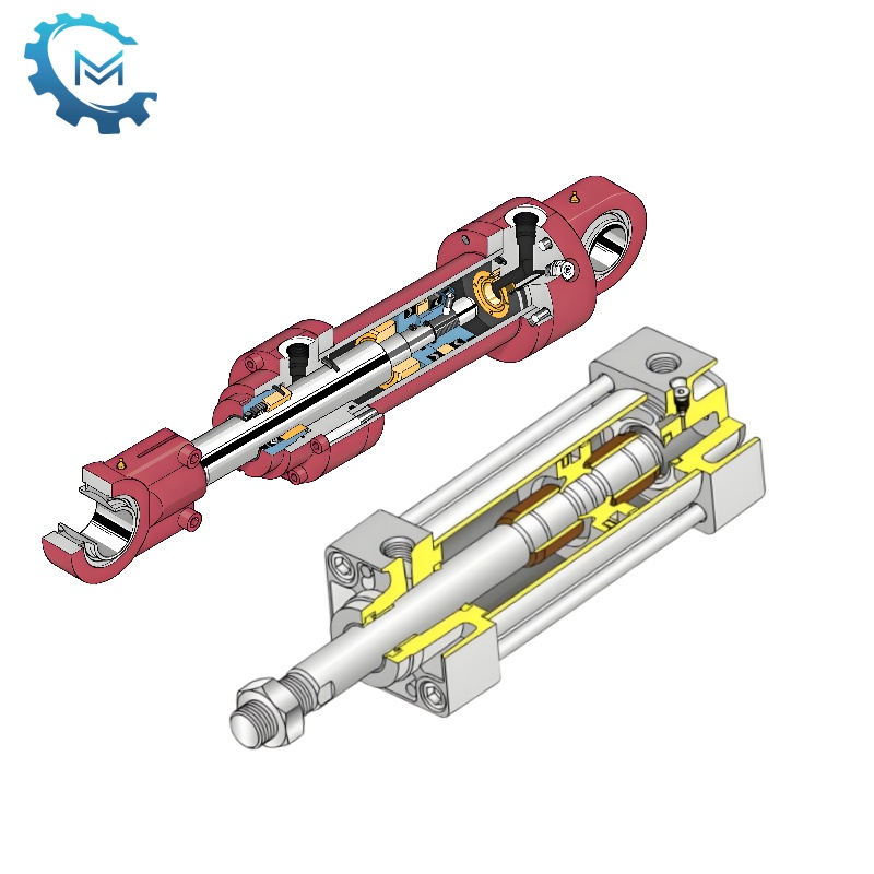 Quelles sont les différences entre les cylindres hydrauliques et les cylindres pneumatiques?